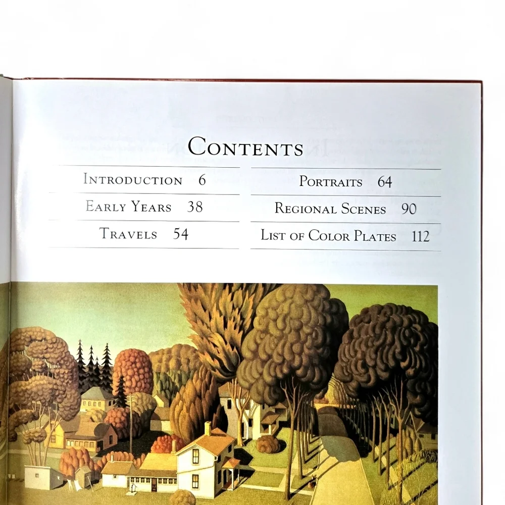 Grant Wood, American Artist coffee Table Book.
